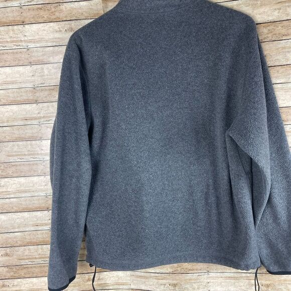 VTG Polo Sport Ralph Lauren Jacket Mens Medium Gray Full Zip Fleece Embroidered - Picture 2 of 6